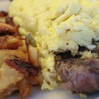 .Sirloin Steak and Eggs