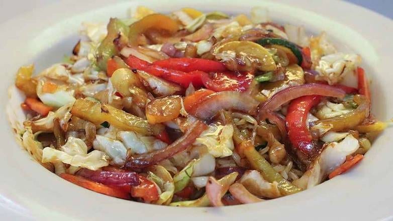 .Five Vegetable Stir Fry.