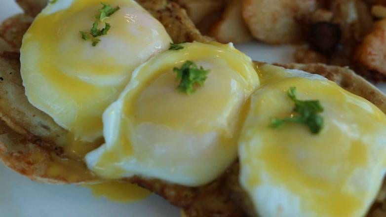 Athenian Eggs Benedict.