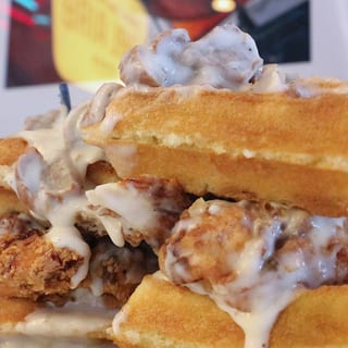 .Chicken Waffles